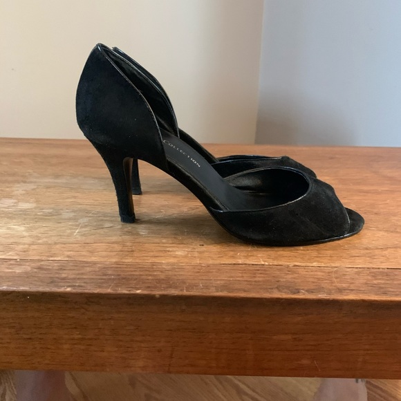 Vianni Collection Suede Peep toe Heels | 6.5 - Picture 4 of 6
